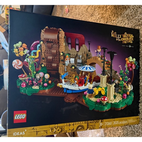 Lego Other - Lego Ideas Willy Wonka & the Chocolate Factory (NWT) 21360